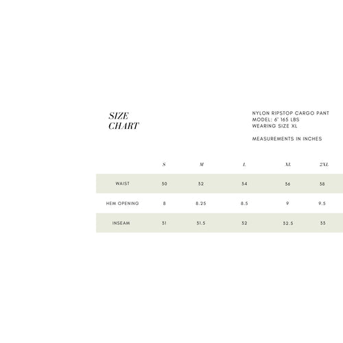 NYLON CARGO PANT - NATURAL PISTACHIO