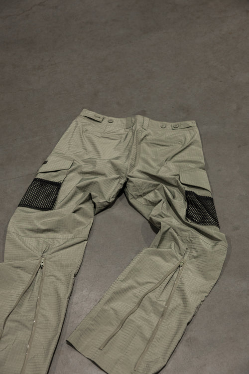 NYLON CARGO PANT - NATURAL PISTACHIO