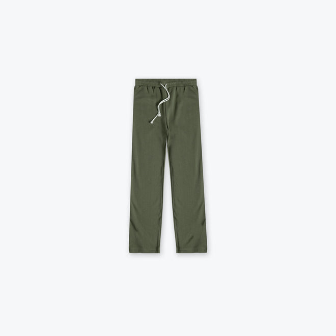 RELAXED DRAPED SWEAT PANT - VINTAGE GREY OLIVE