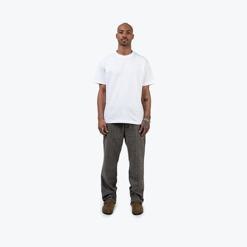 TWEED TROUSER PANT - CHARCOAL
