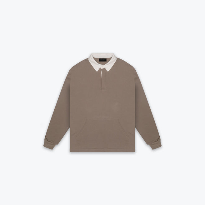 RUGBY LONG SLEEVE - TAUPE