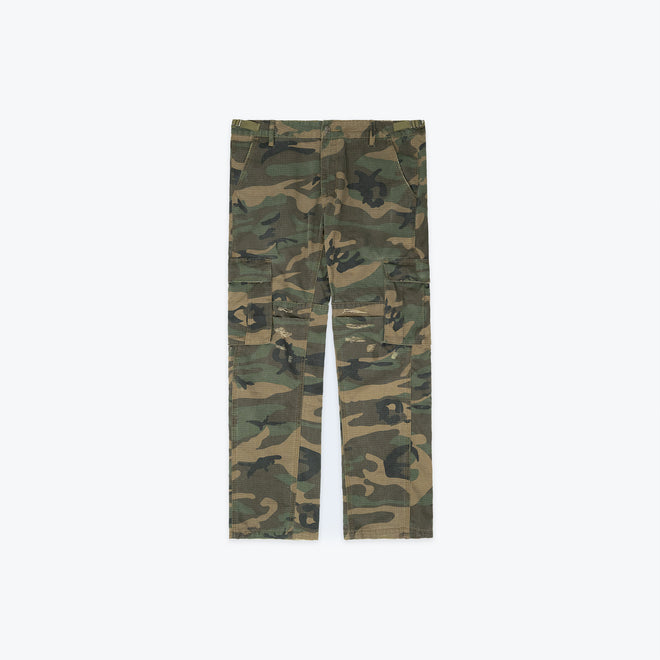 WASHED CAMO CARGO PANT