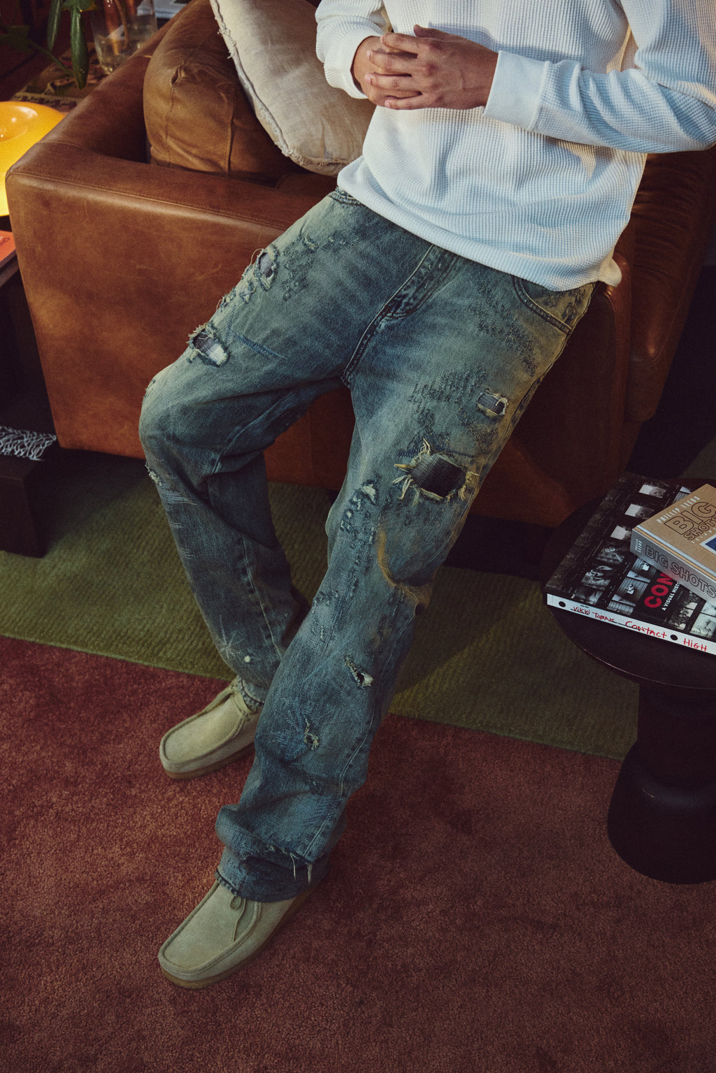 FLANNEL PATCH DENIM