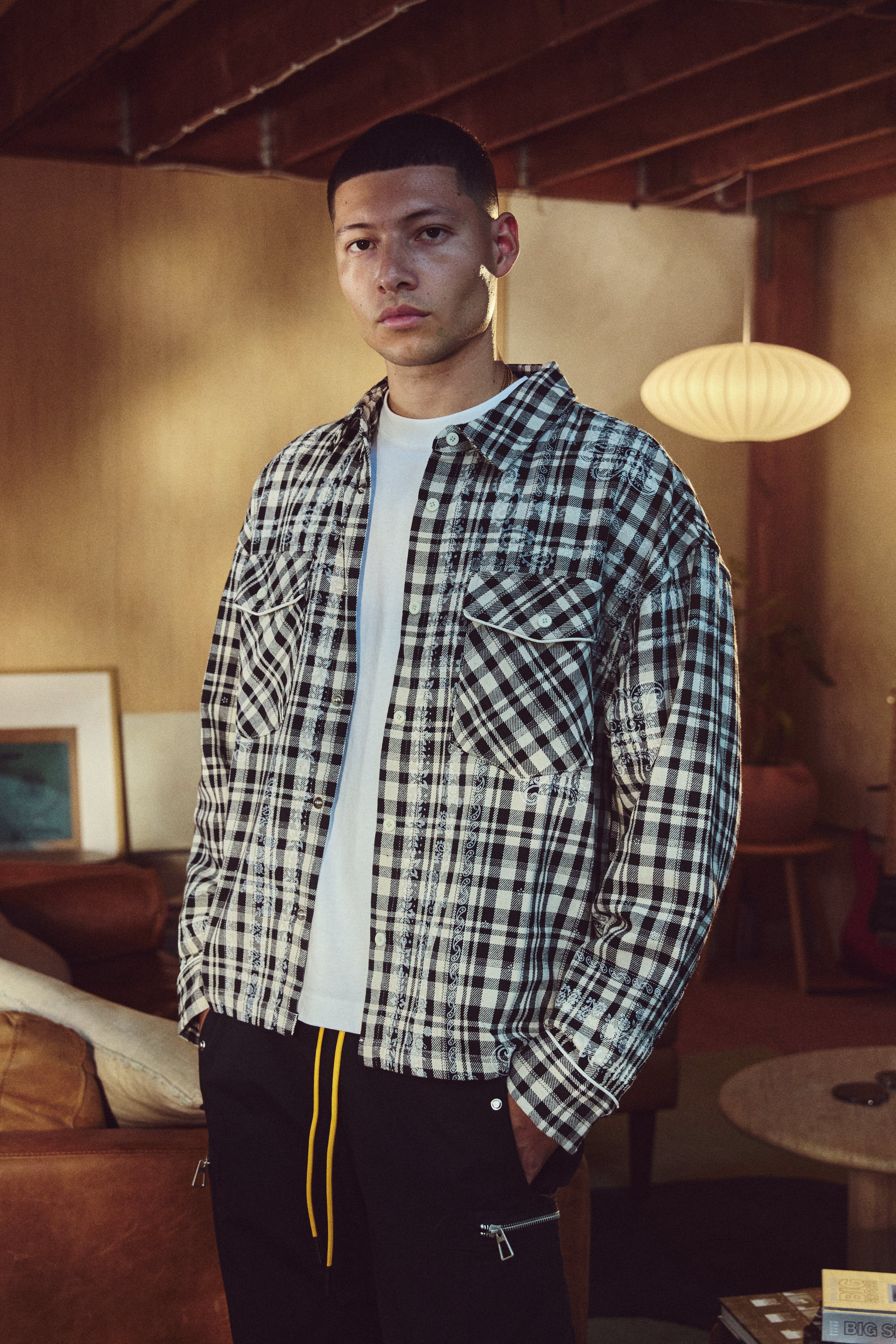 WESTERN FLANNEL - BLACK