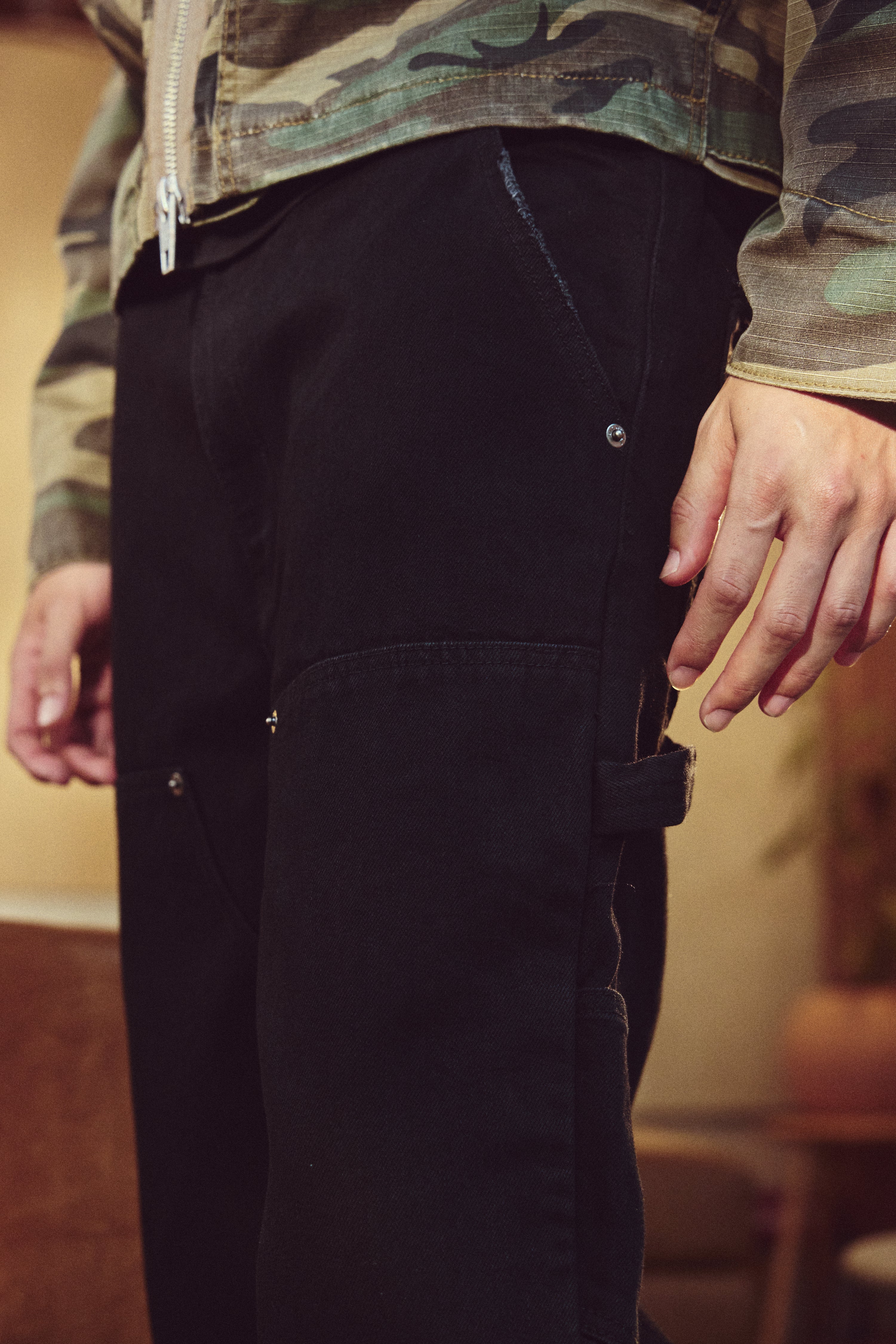 VINTAGE CARPENTER PANT - BLACK