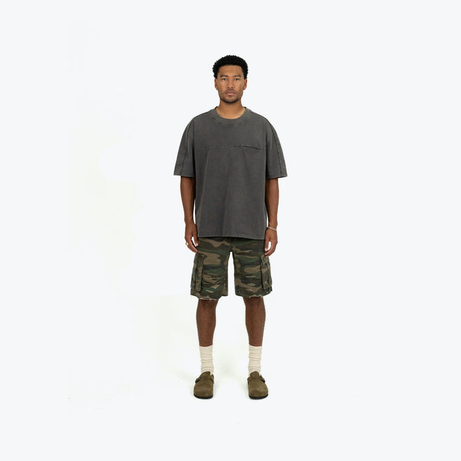 WASHED CAMO CARGO SHORT (PRESALE)