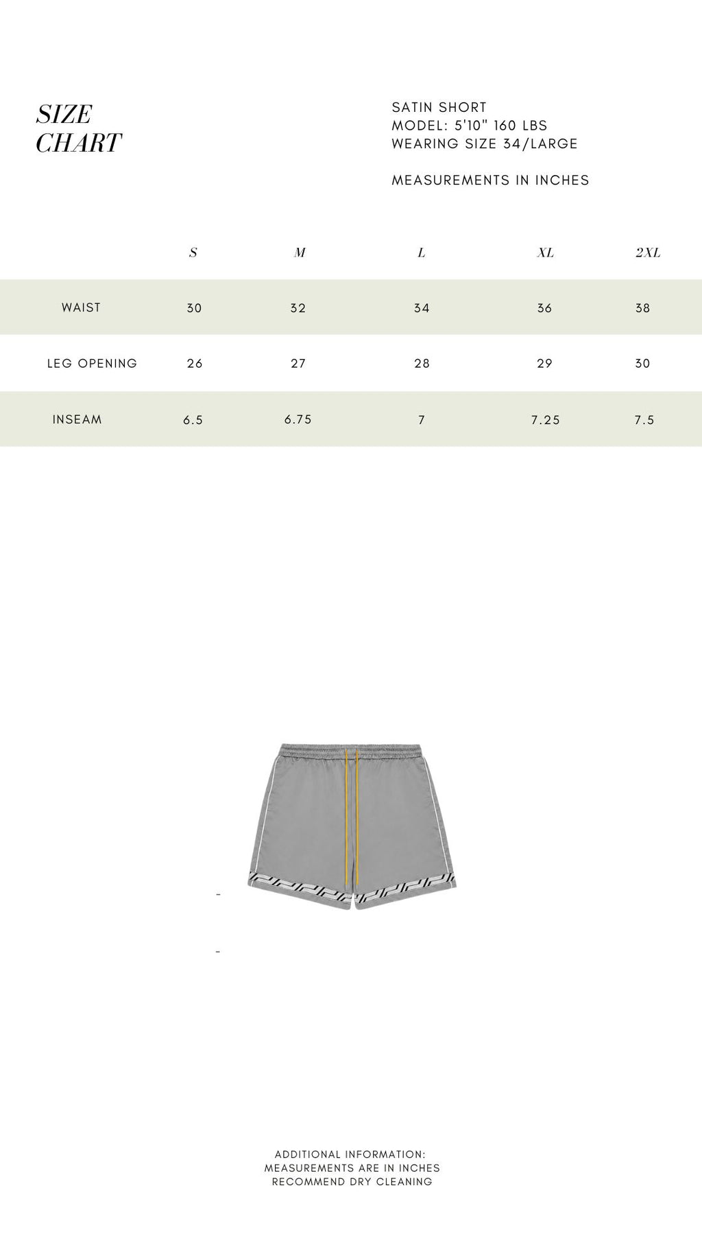 SIGNATURE SATIN SHORTS - PEWTER