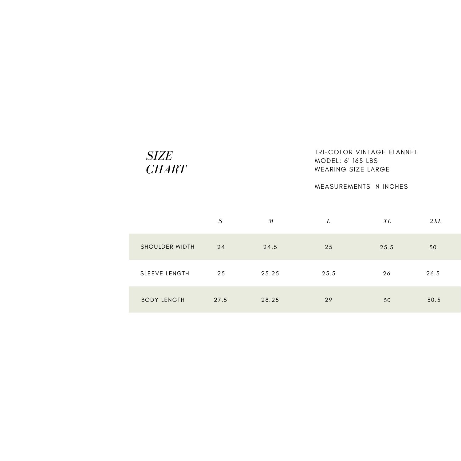 TRI-COLOR VINTAGE FLANNEL - BLACK/SAND/BROWN/SAGE