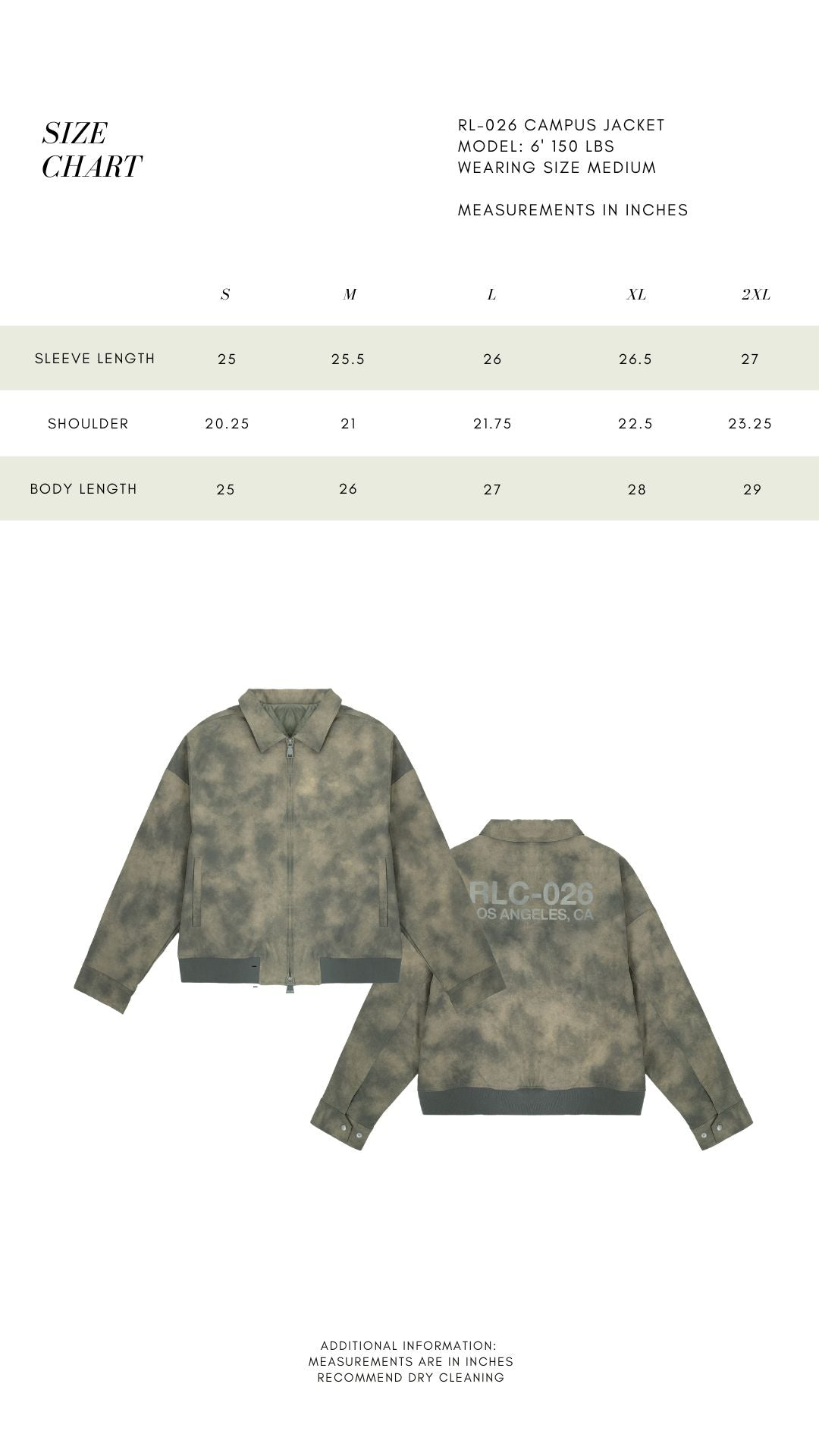 RL-026 CAMPUS JACKET