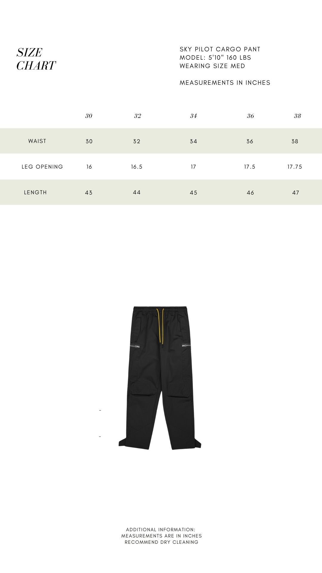 SKYPILOT CARGO - BLACK