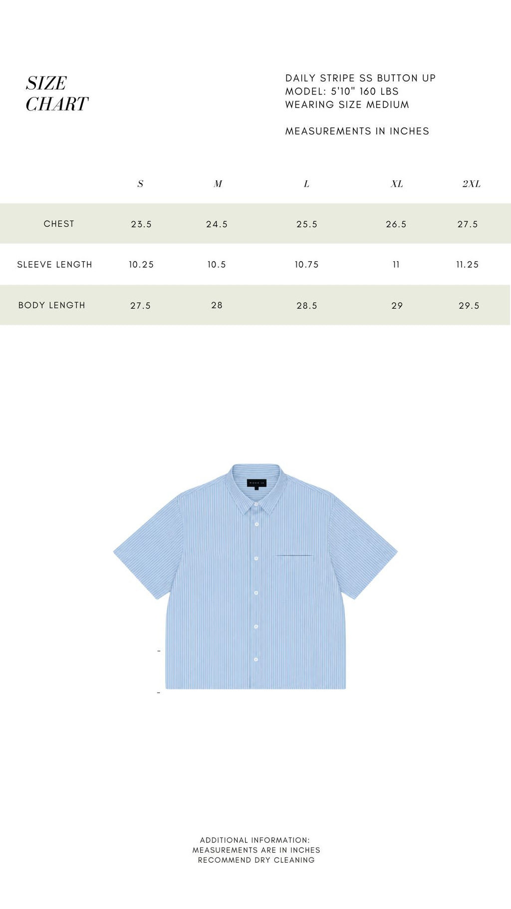 SUMMER DAILY STRIPE SS BUTTON UP