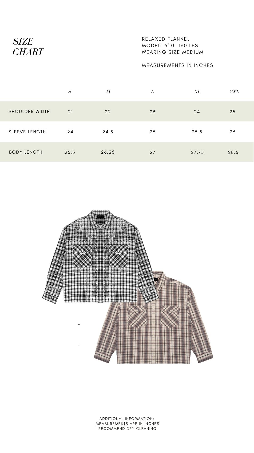 RELAXED FLANNEL - BRICK