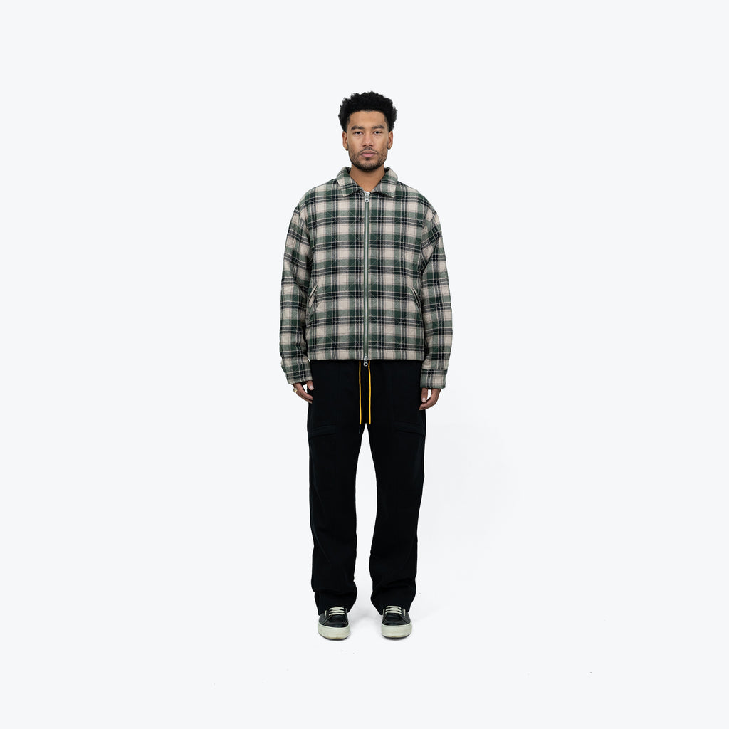 ANGEL FLANNEL JACKET - GREEN