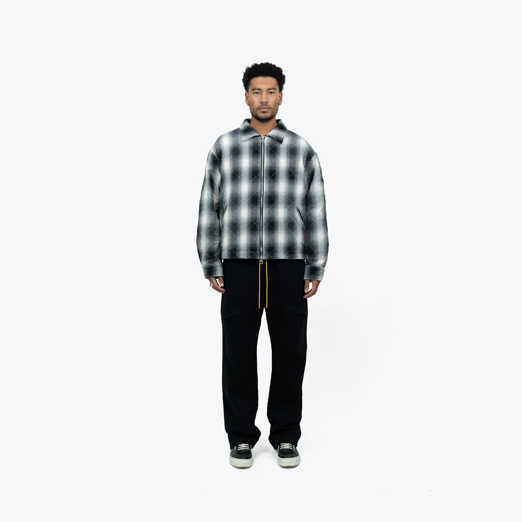 ANGEL FLANNEL JACKET - BLACK