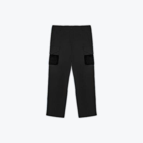 NYLON RIPSTOP CARGO PANT - BLACK