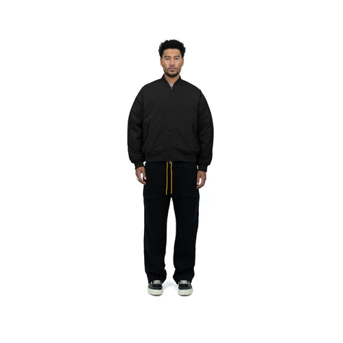 FLIGHT BOMBER JACKET - BLACK
