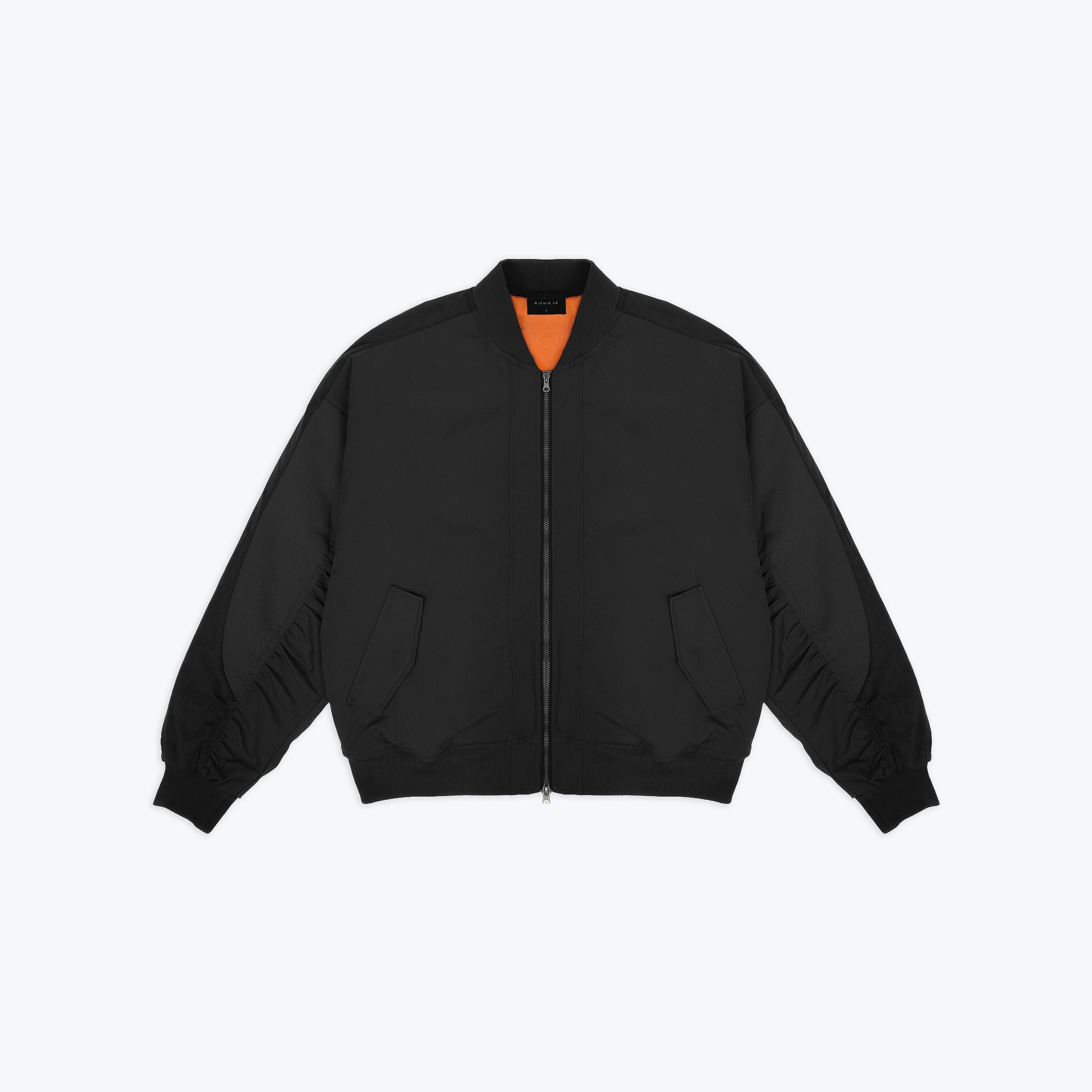 FLIGHT BOMBER JACKET - BLACK