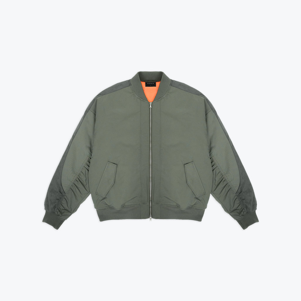FLIGHT BOMBER JACKET - OLIVE