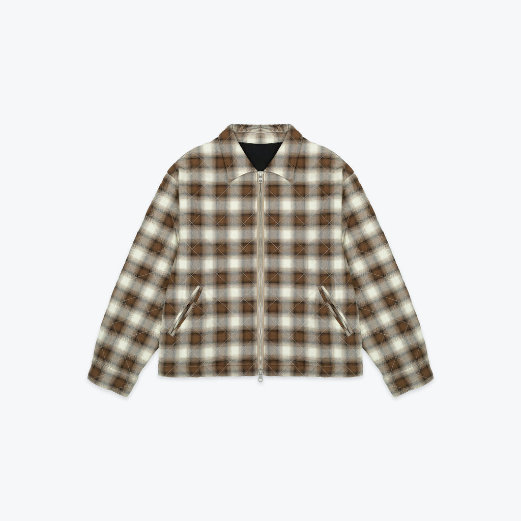 ANGEL FLANNEL JACKET - BROWN