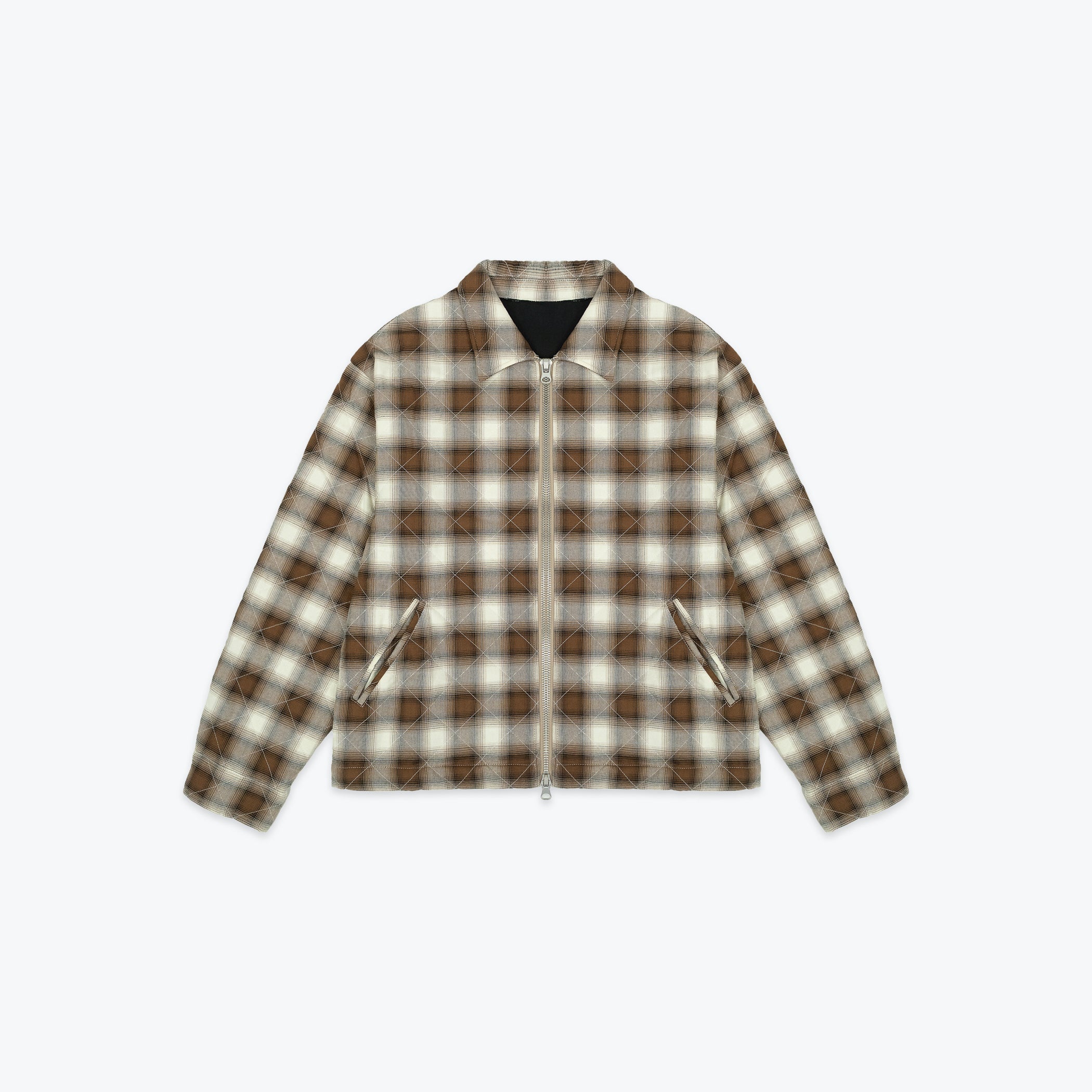 ANGEL FLANNEL JACKET - BROWN