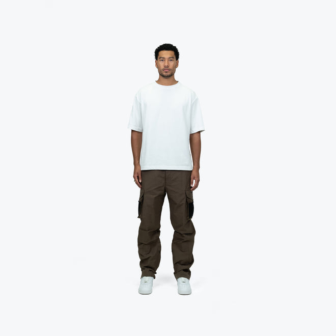 NYLON CARGO PANT - ARMY BROWN