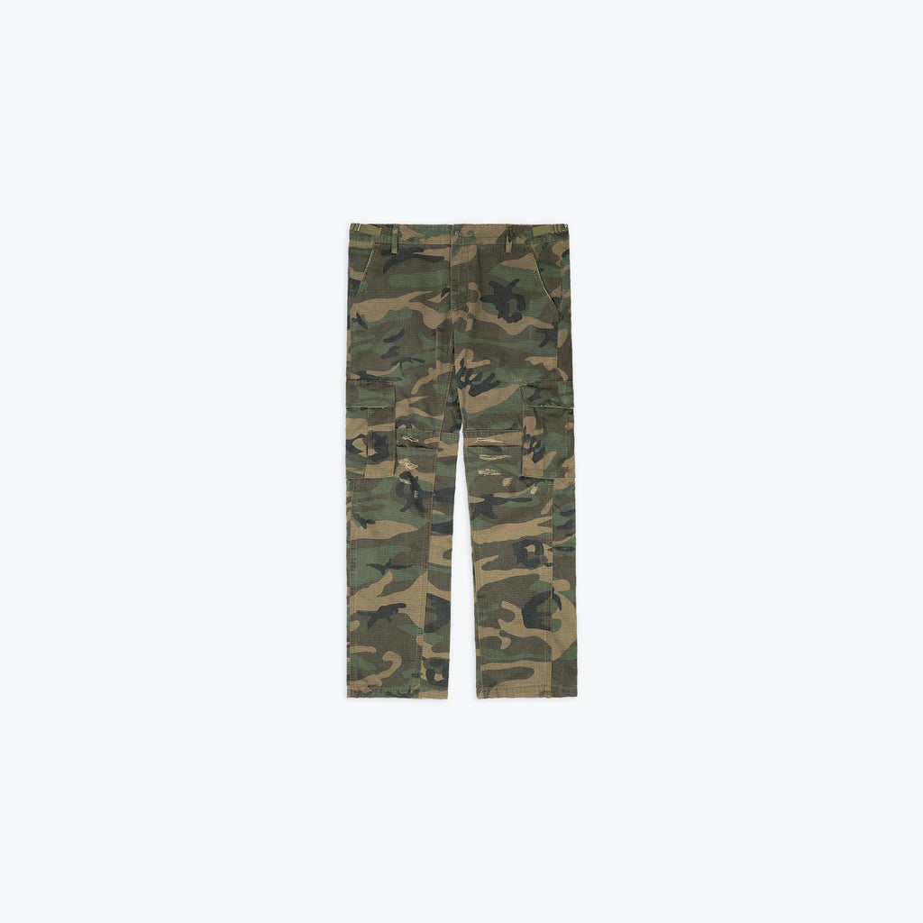 WASHED CAMO CARGO PANT