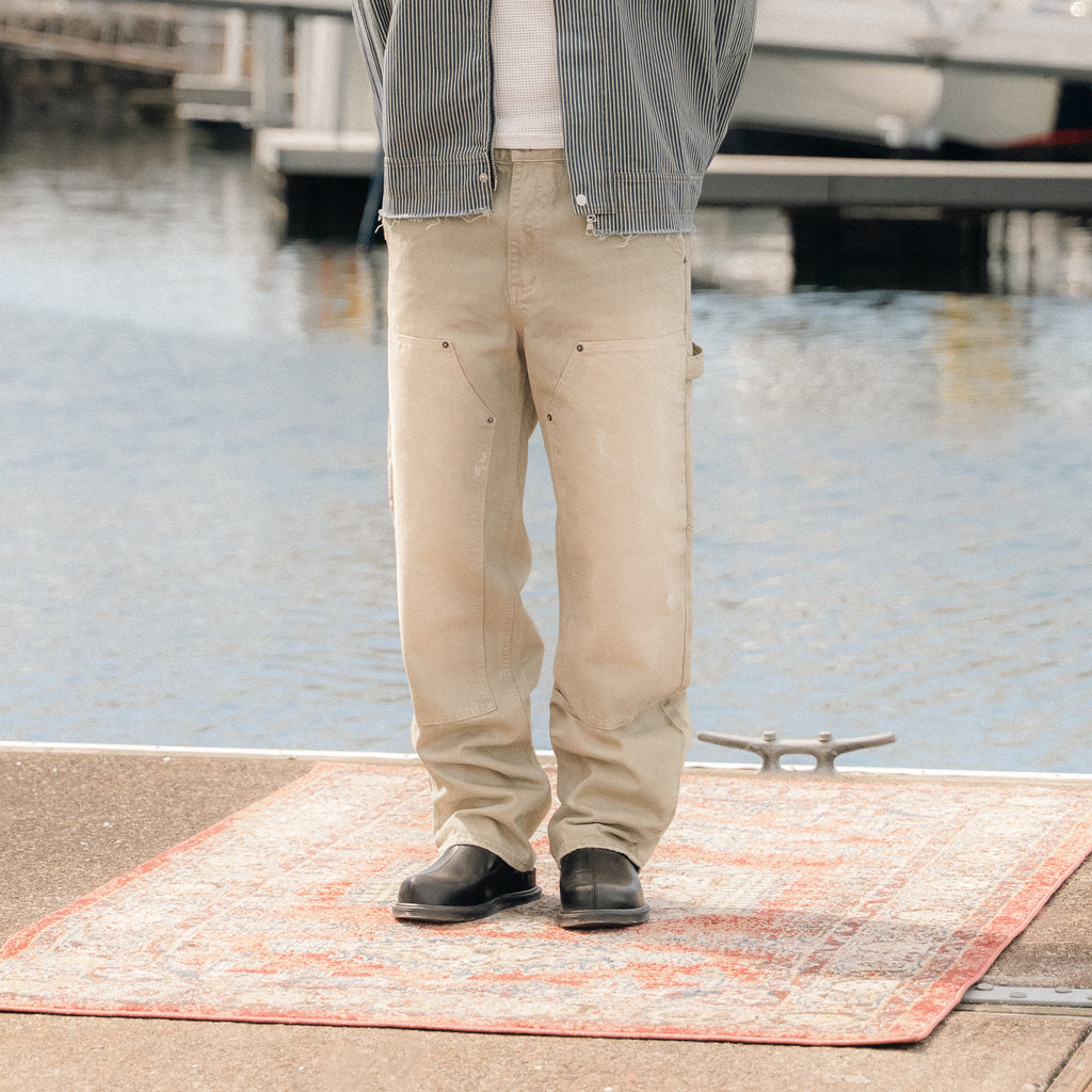 VINTAGE CARPENTER PANT - SAND STONE