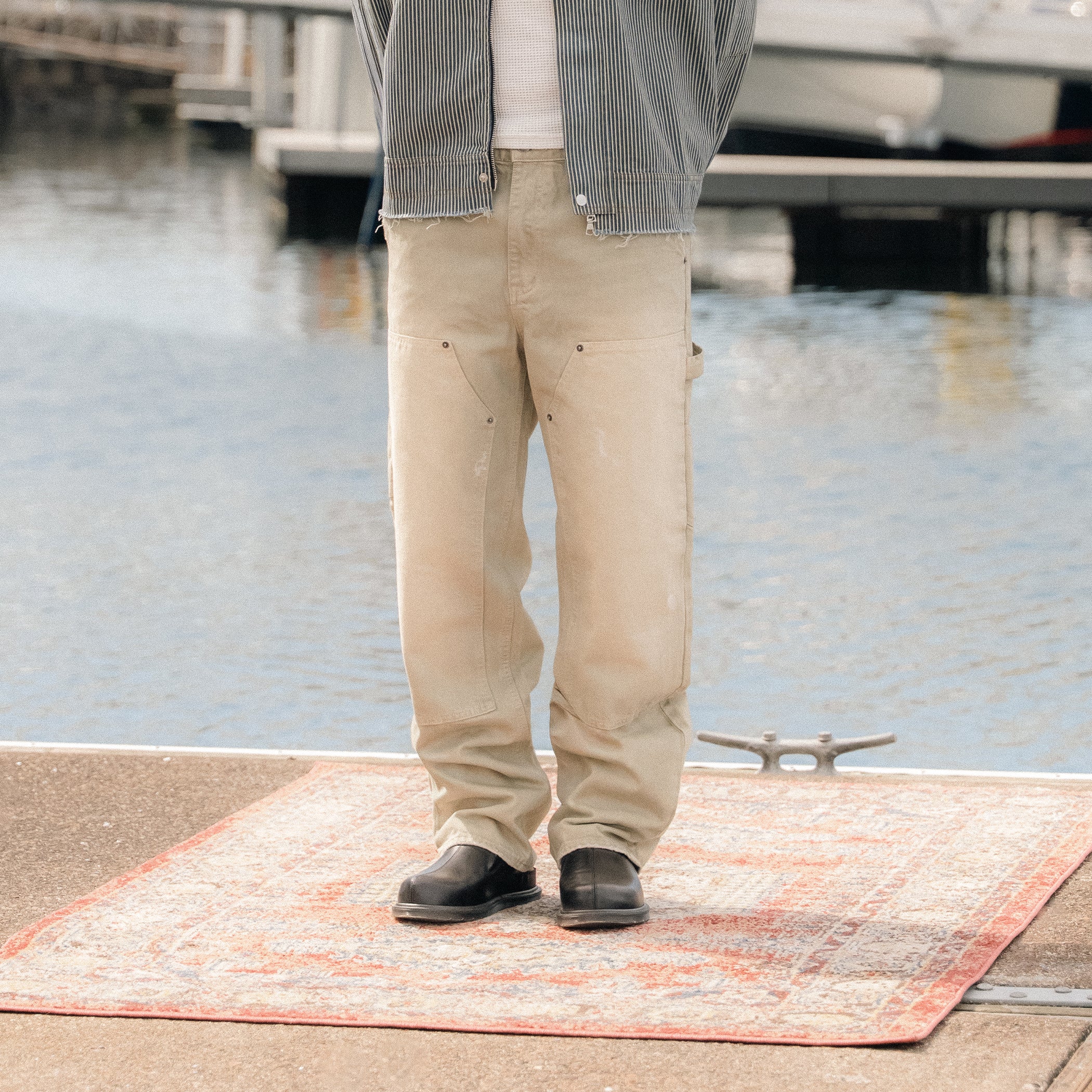 VINTAGE CARPENTER PANT - SAND STONE