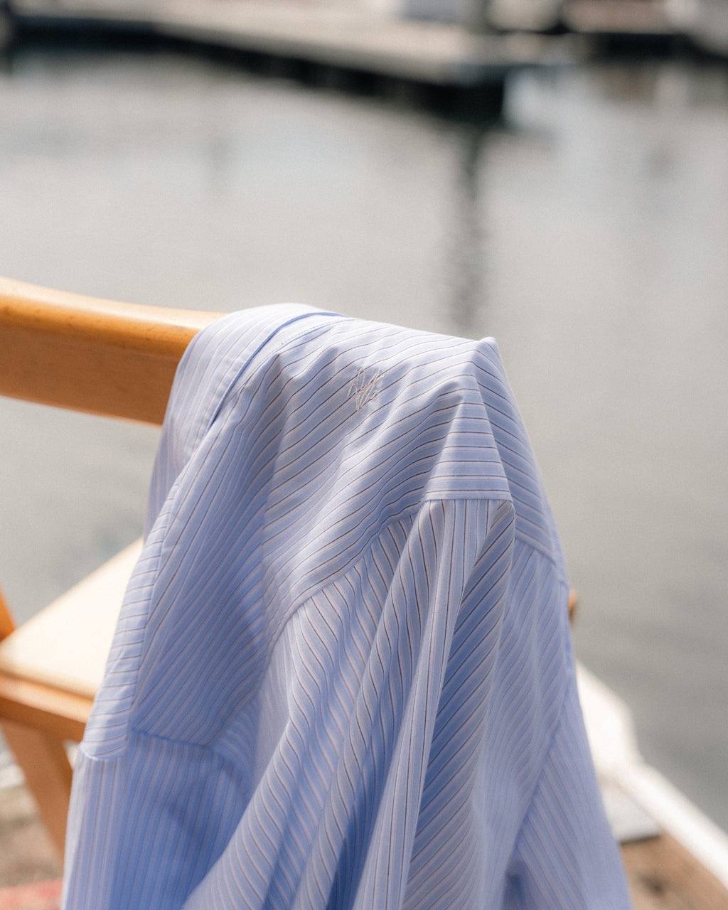 SUMMER DAILY STRIPE SS BUTTON UP