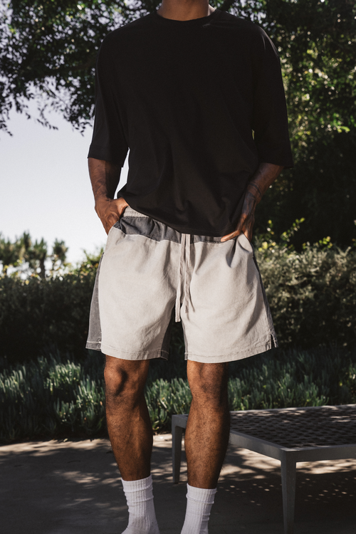 TWO-TONE SHORT - WASHED BLACK