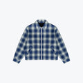 ZIP UP FLANNEL - BLUE