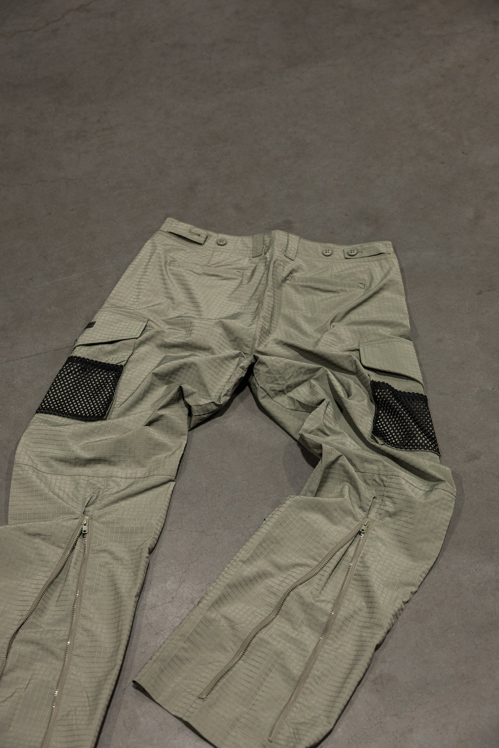 NYLON CARGO PANT - NATURAL