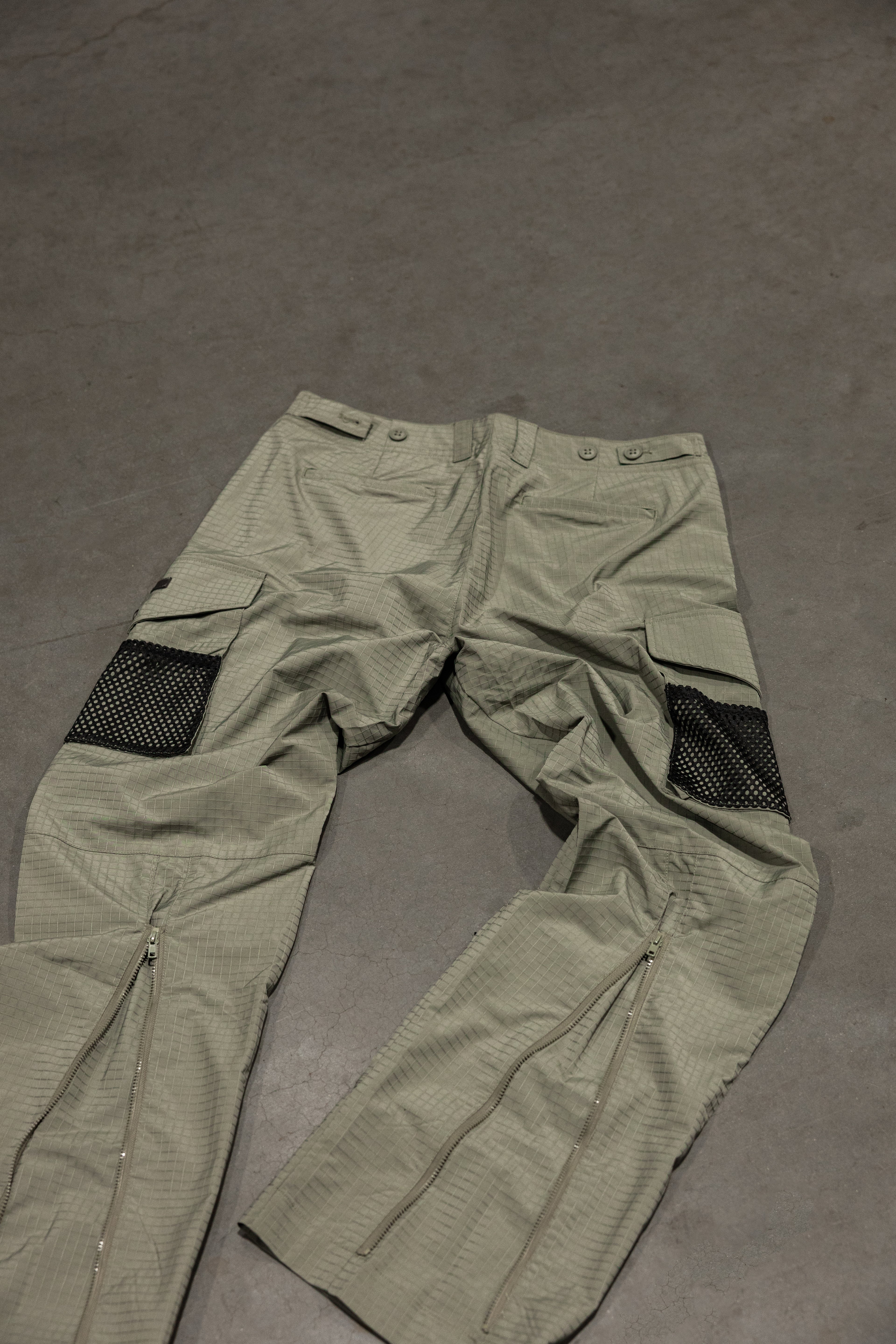 NYLON CARGO PANT - NATURAL