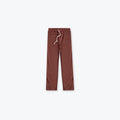 RELAXED DRAPED SWEAT PANT - CABERNET
