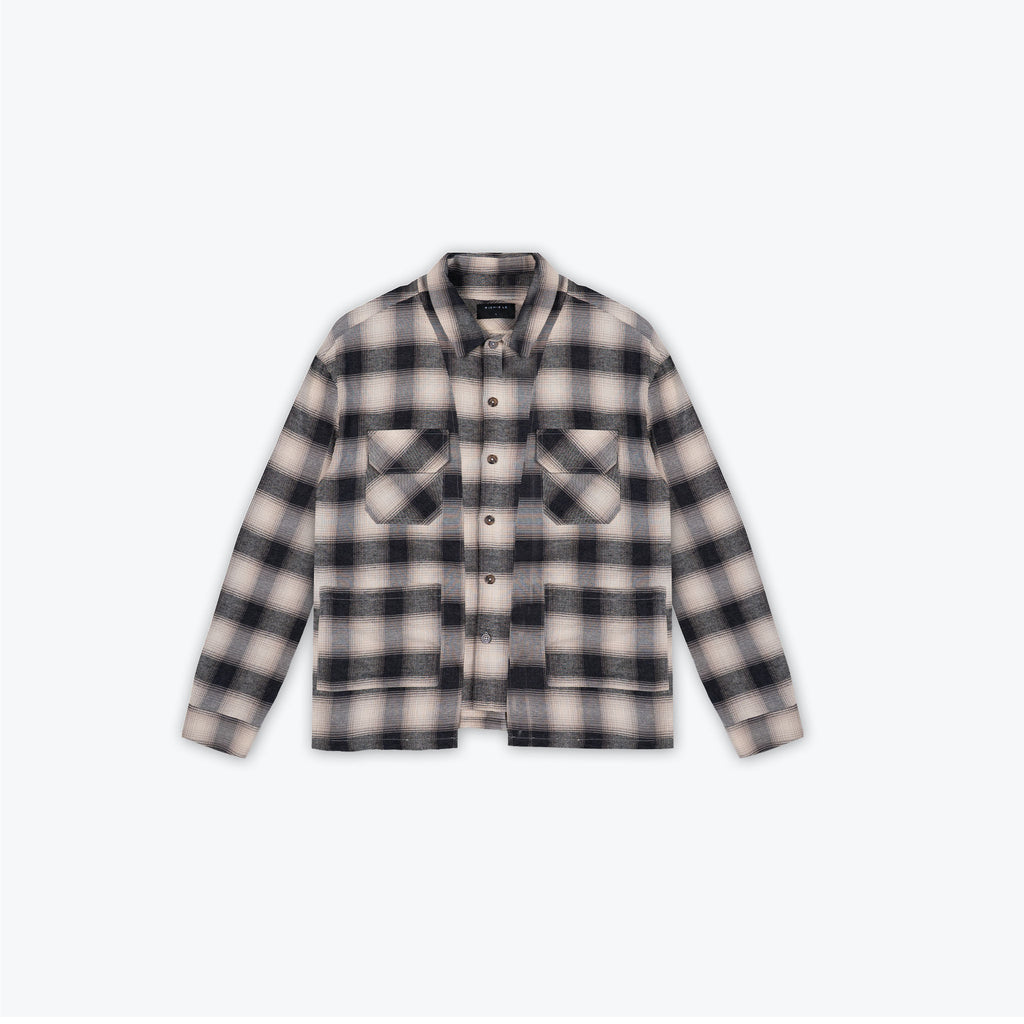 VINTAGE FLANNEL - BLACK/SAND