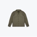 PAISLEY KNIT BUTTON UP - OLIVE