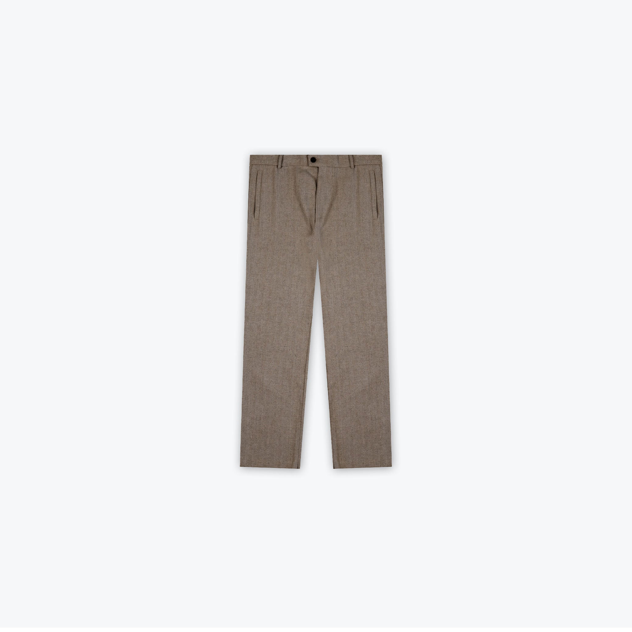 TWEED TROUSER PANT - WHEAT