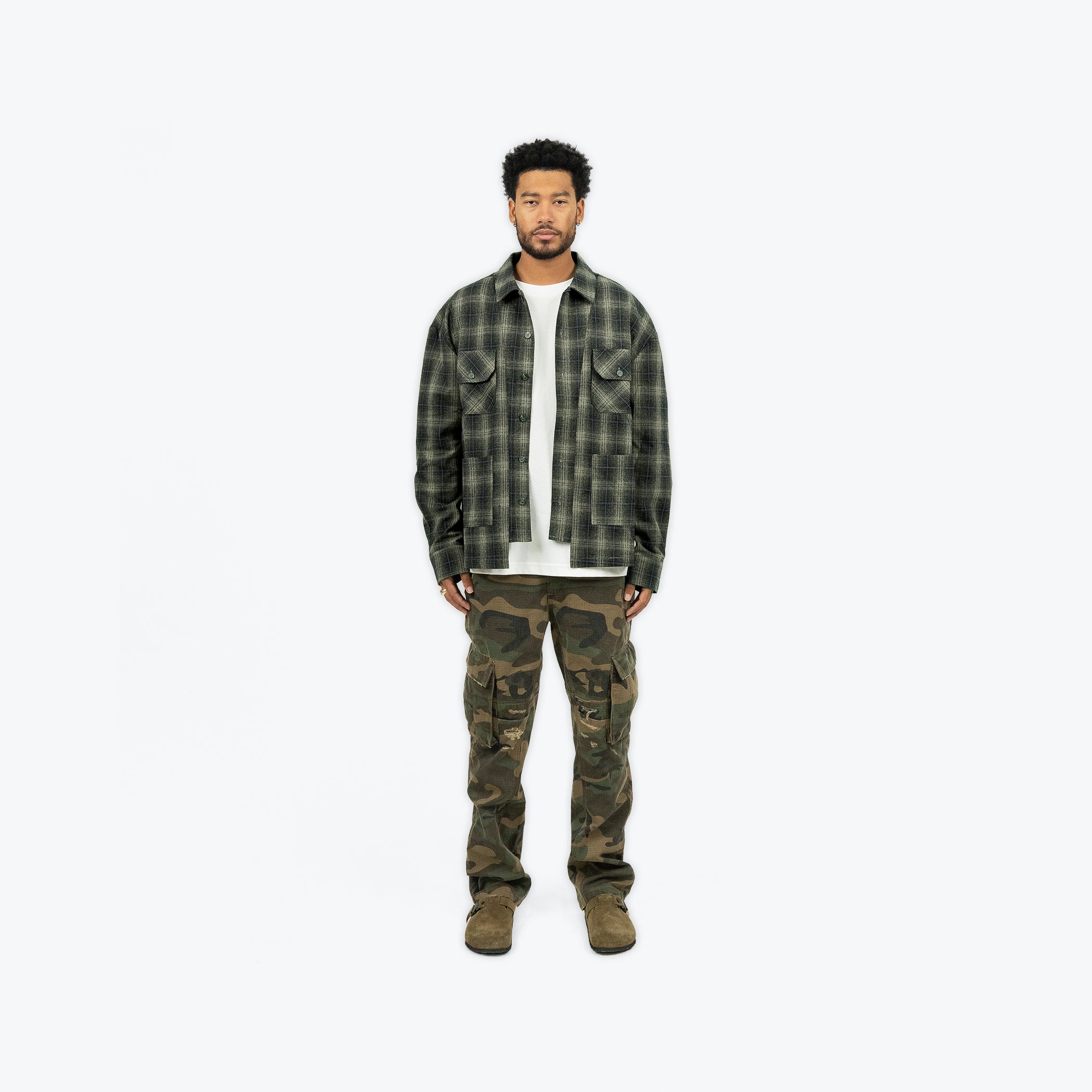 VINTAGE FLANNEL - GREEN