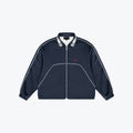 SIGNATURE SATIN JACKET - NAVY