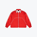 SIGNATURE SATIN JACKET - RED