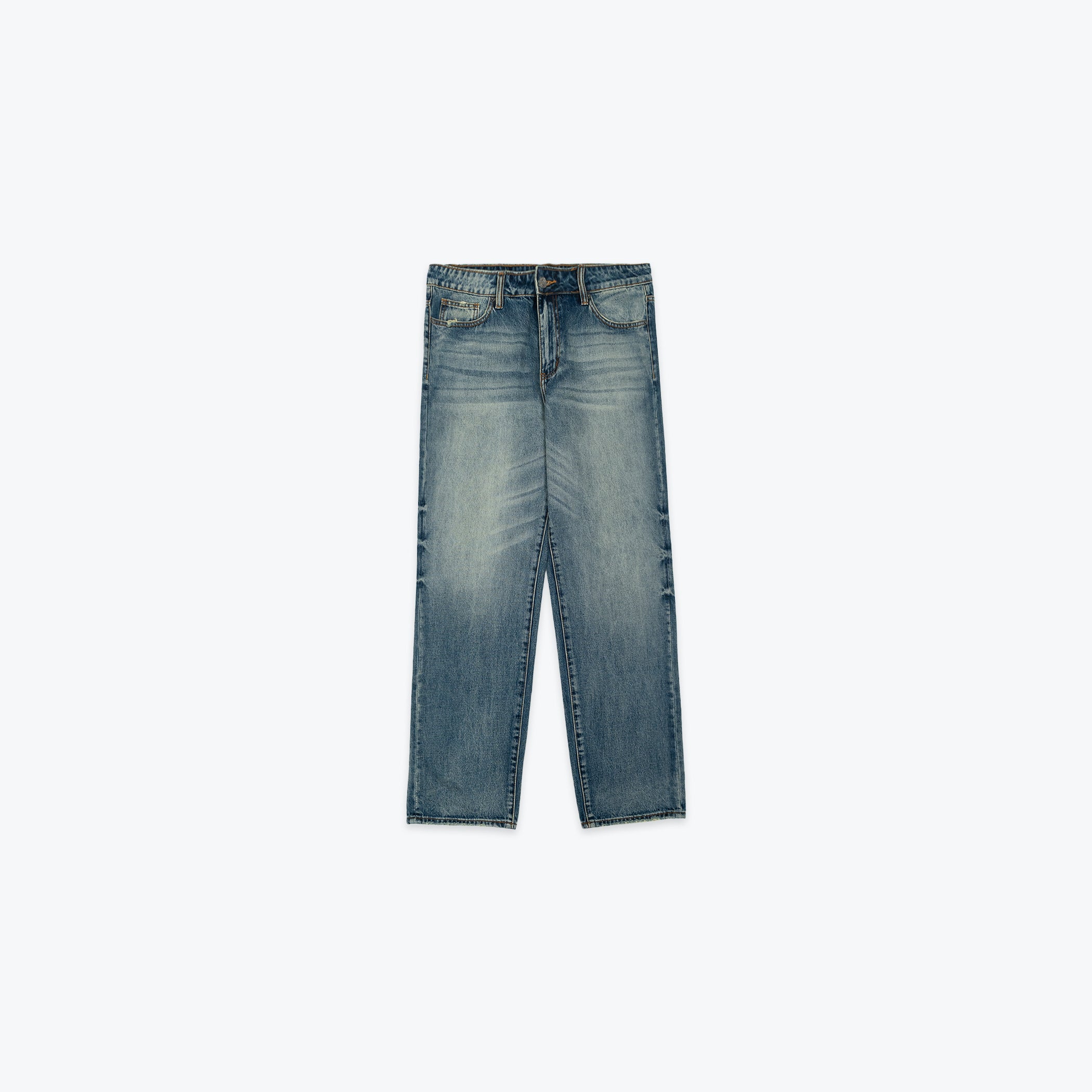 RELAXED VINTAGE WASH DENIM - DARK WASH