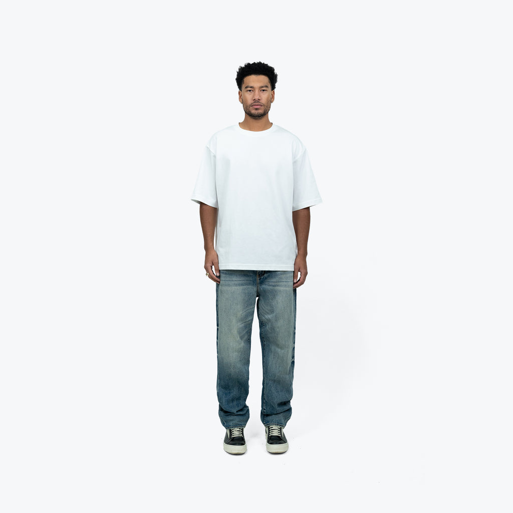 RELAXED VINTAGE WASH DENIM - DARK WASH