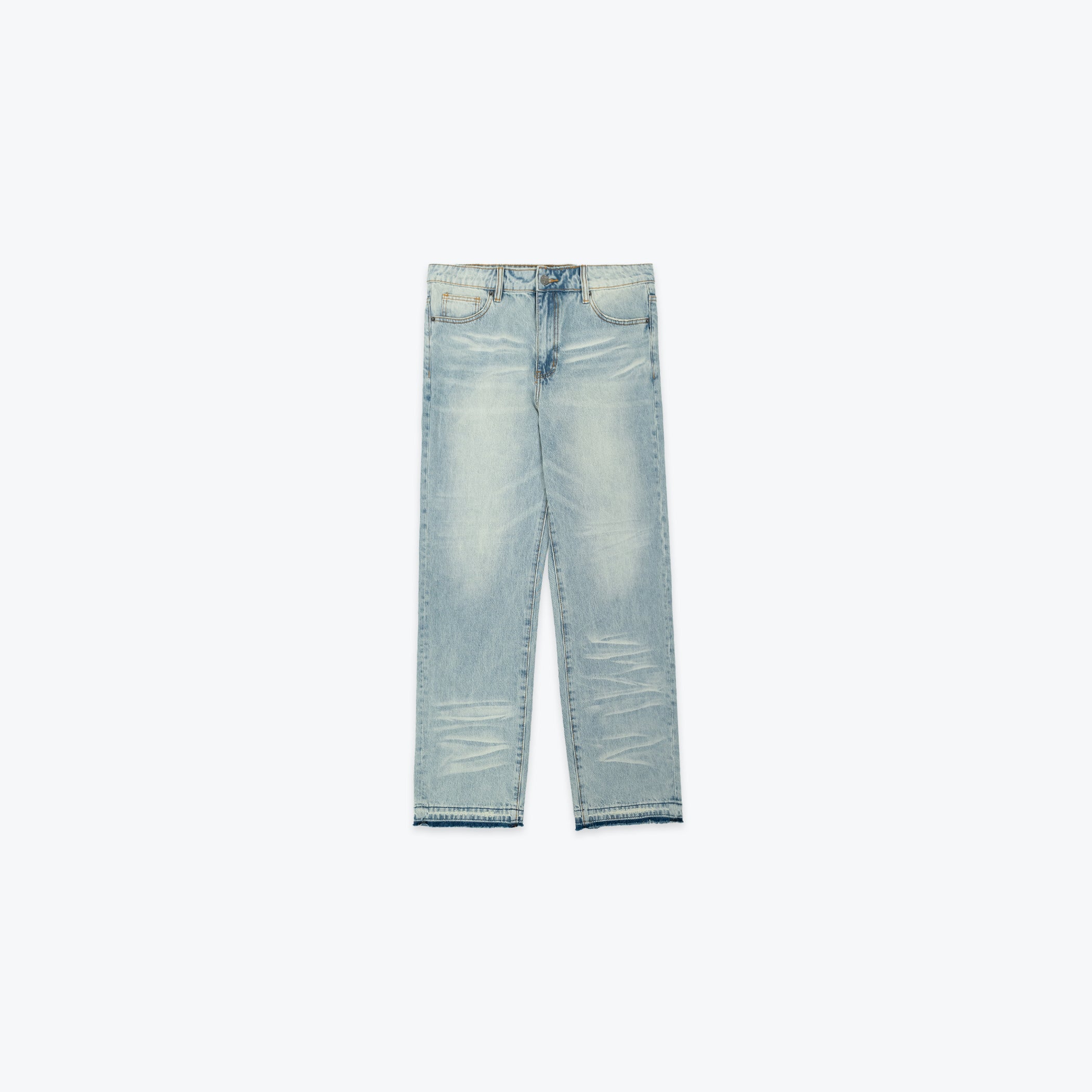 RELAXED VINTAGE WASH DENIM - LIGHT WASH
