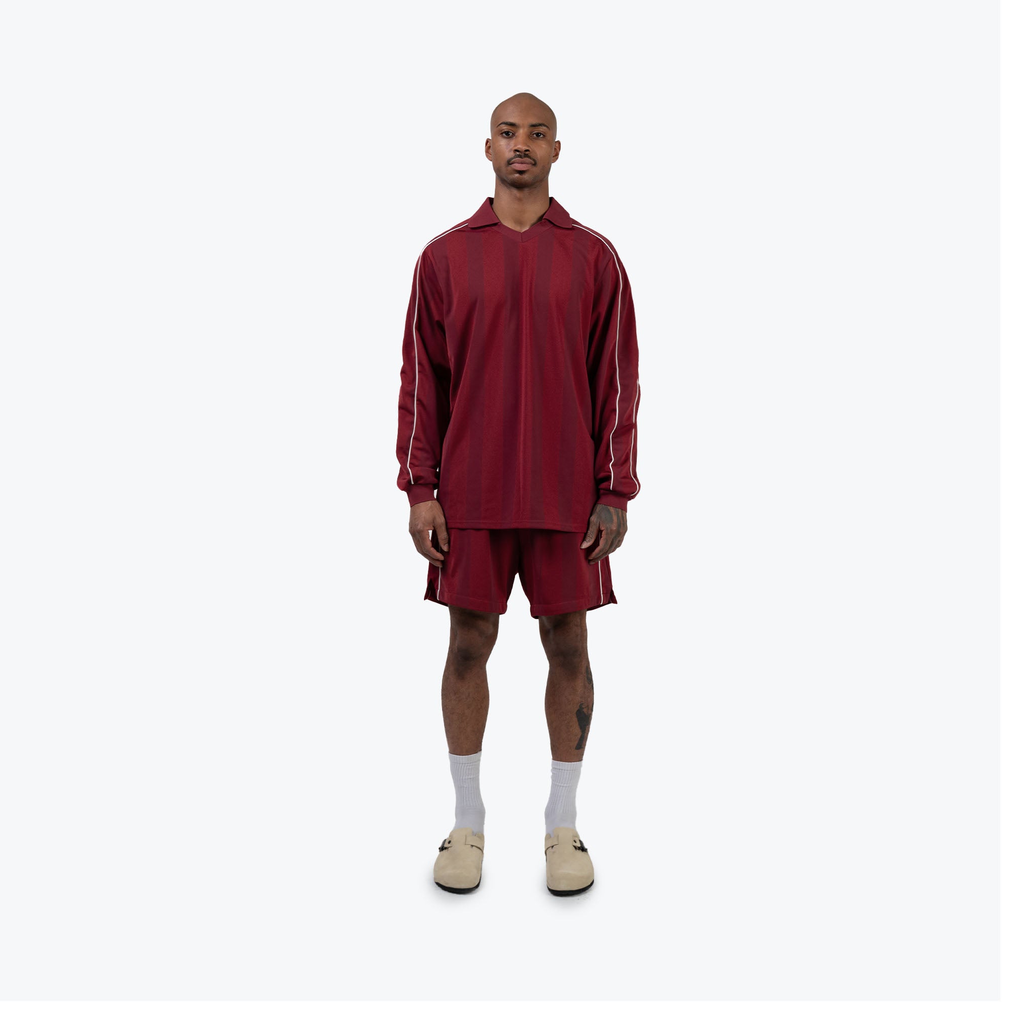 JERSEY DAILY LONG SLEEVE - WINE