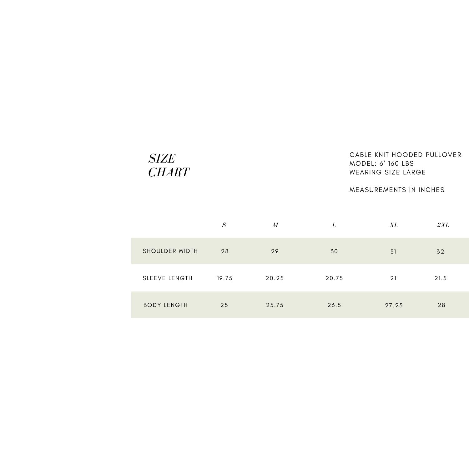 PREMIUM CABLE KNIT HOODIE - SEA GREY – RICHIE LE COLLECTION