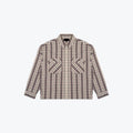RELAXED FLANNEL - BRICK