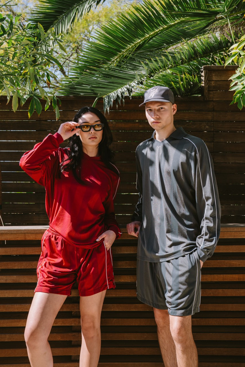 JERSEY DAILY LONG SLEEVE - WINE