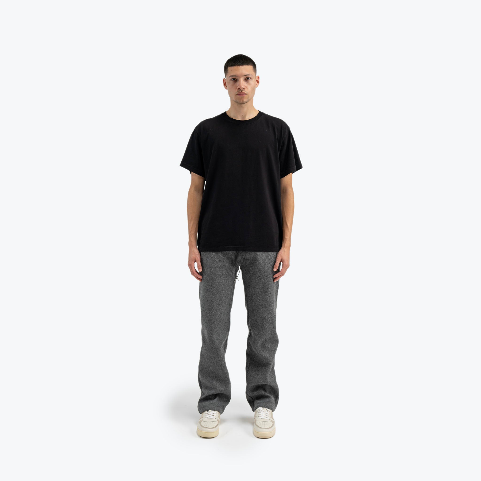 RELAXED FLEECE PANT - HEATHER CHARCOAL GREY – RICHIE LE COLLECTION