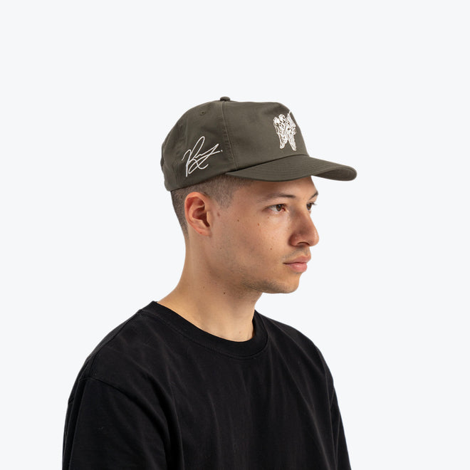UNSTRUCTURED 5 PANEL ANGEL HAT - ARMY SAGE