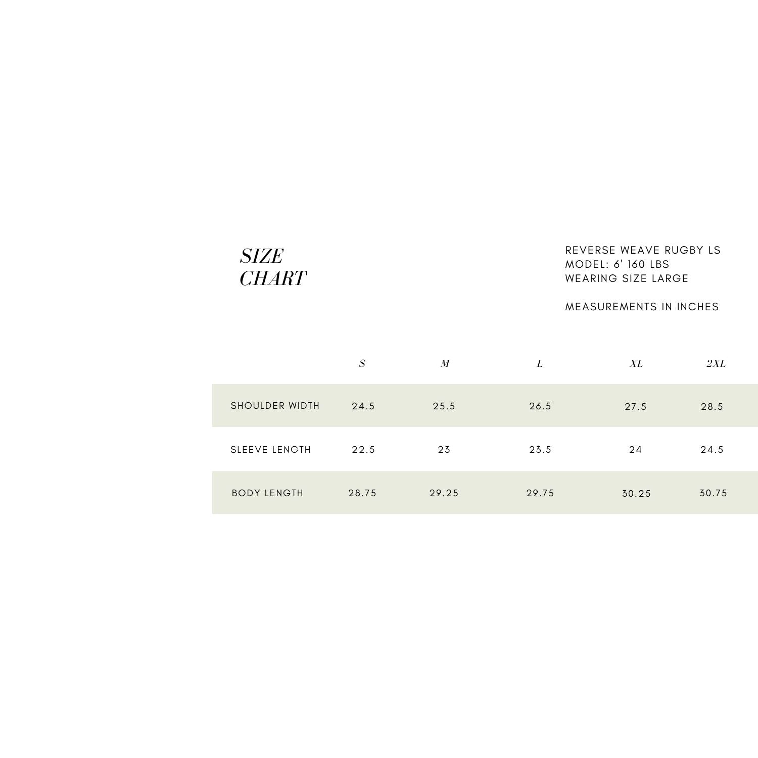 REVERSE WEAVE RUGBY LS - DEEP RED